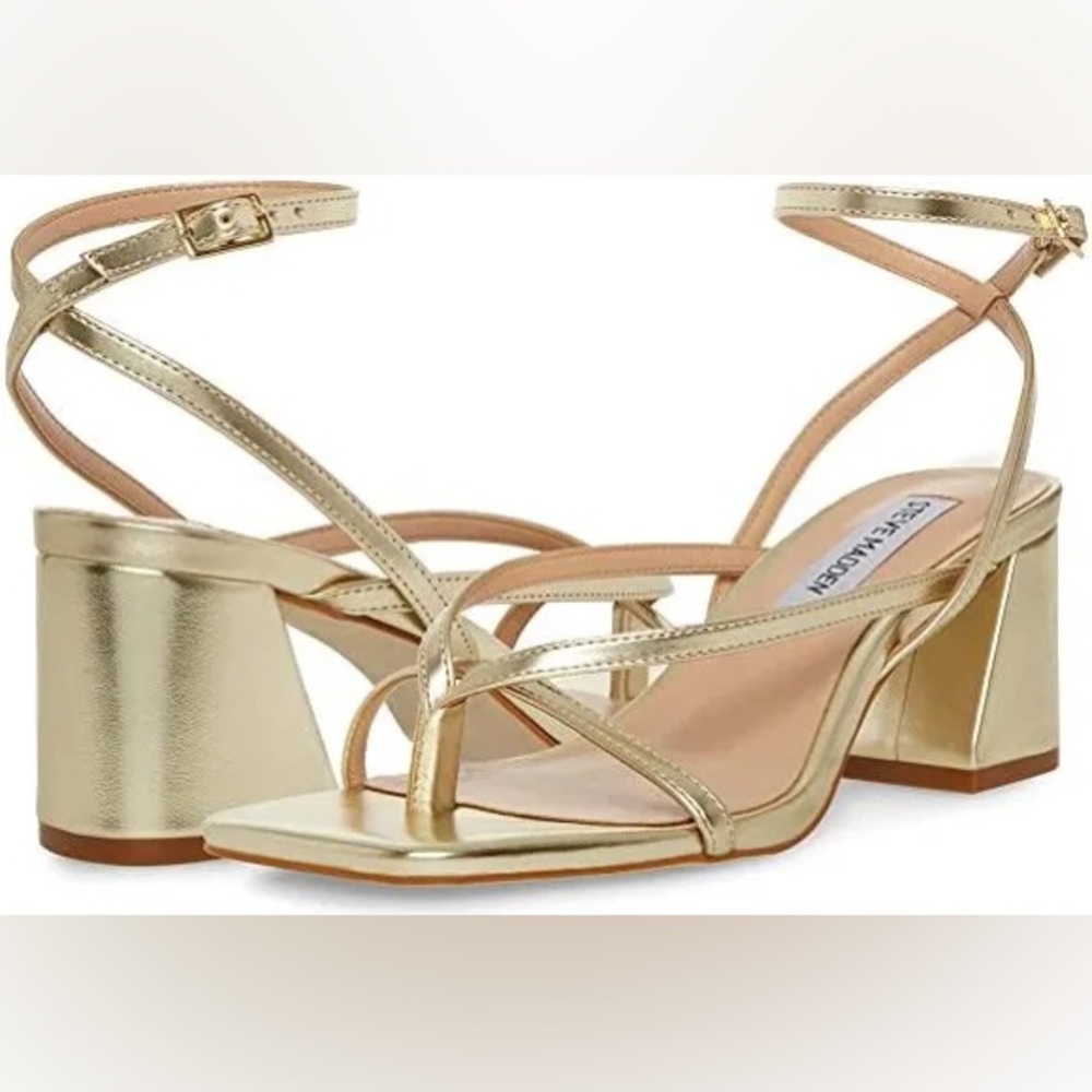 Steve Madden | Metallic Gold “Alaina”Heels